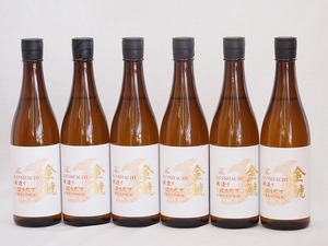 6本セット(愛知県日本酒 金鯱 寒造りしぼりたて生貯本醸造) 720ml×6本