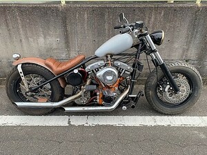 Harley-Davidson リジットショベル STDクランク デュアルプラグ ヘッド ラチェットトップトランスミッション バレルオイルタンク 