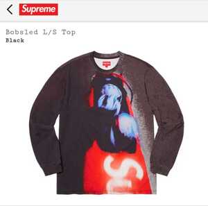 新品 Mサイズ 黒 Bobsled L/S Top 20FW Black ボブスレー ロンT フォト Supreme 20AW