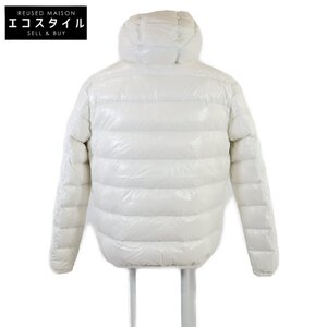 国内正規/20年製 MONCLER モンクレール FREVILLE リバーシブル フーディダウン ジャケット 1 ホワイト/シルバー メンズ