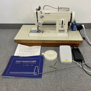 E104-CH2-477 BIRDLAND バードランド レザークラフター 57J1880EC-1000-LS 工業用ミシン 上下送りミシン ※針手回し動作/通電確認済み