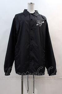 TRAVAS TOKYO / Naughty Child Coaches Jacket/天使コーチジャケット 黒 I-24-05-01-061-PU-JA-HD-ZI