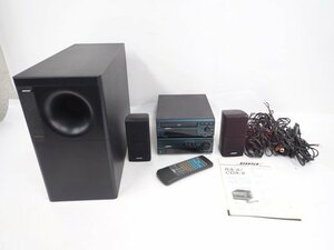 BOSE 2.1ch 3D方式 CDシステムコンポ アメリカンサウンドシステム AMS-1(AM-5III/RA-8/CDA-8) リモコン/説明書付き △ 6E325-1