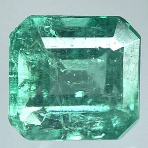 ［天然エメラルド0.303ct］U 約4.0×3.7mmルース 裸石 宝石 ジュエリー emerald jewelry ベリル beryl BA6/BA6