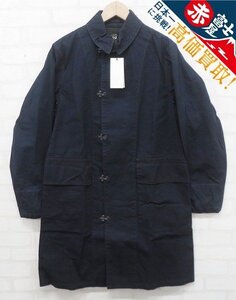 8T2560/未使用品 RRL INDIGO FIREMAN COAT インディゴファイヤーマンコート