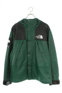 シュプリーム ノースフェイス レザージャケット 18AW Leather Mountain Parka サイズ:M マウンテンレザージャケット 中古 HJ12