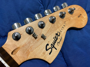 Squier by Fender Affinity Stratocaster ネック ペグ付き メイプルネック ローズウッド指板 スクワイア フェンダー ストラトキャスター