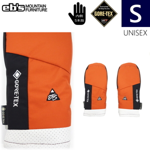 ◎24-25 ebs GAME CHANGER MITTEN カラー:ORANGE Sサイズ エビス スキー スノーボード