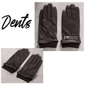 DENTS ヘンリー グローブ Henley GLOVES ブラウン