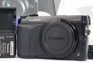 【 並品 | 動作保証 】 Panasonic LUMIX GX7 ボディ DMC-GX7 ブラック 【 ムック本 追加付属 】