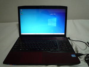 LIFEBOOK AH77/K ガーネットレッド FMVA77KR/Windows10/Core i7-3632QM/メモリ8GB/HDD1TB/BD-RE/office2007/無線LAN 2013年2月発表モデル