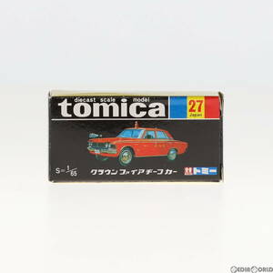 【中古】[MDL]トミカ No.27 1/65 トヨタ クラウン ファイアチーフカー(レッド/黒箱/中国製) 復刻版 完成品 ミニカー トミー(65301233)