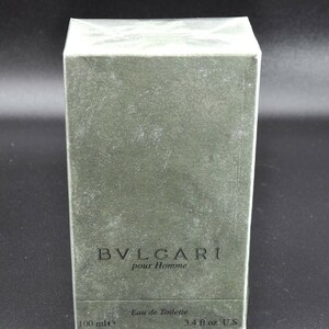 未開封 BVLGARI ブルガリ 香水 Pour Homme Eau de Toilette プールオム オードトワレ 100ml 箱付き 9F71285