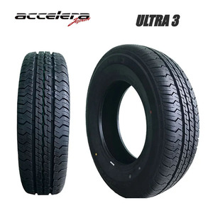 送料無料 アクセレラ サマータイヤ 【4本セット 新品】 accelera ULTRA 3 ULTRA 3 195R15 C8 PR L 106/104R