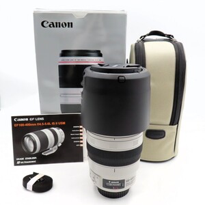 1円〜 Canon キヤノン ZOOM LENS EF 100-400mm F4.5-5.6 L IS II USM 望遠ズームレンズ 箱・ポーチ付 動作未確認 y4-3404789【Y商品】