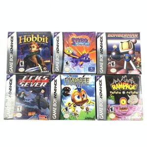 美品 GBA SPYRO SEASON of ICE/BOMBERMAN TOURNAMENT他 ゲームボーイアドバンスソフト 海外版 まとめ売り 6本セット＊未開封品【GH】