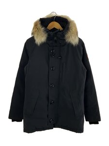 CANADA GOOSE◆CHATEAU PARKA FUSION FIT/ダウンジャケット/S/ポリエステル/NVY/袖アタリ有