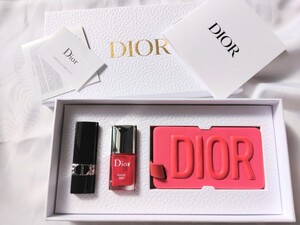 新品クリスチャンディオール DIOR 口紅、 ネイル、ラゲージタグ