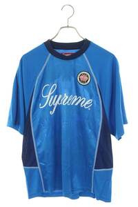 シュプリーム Tシャツ 24SS Jacquard Soccer Jersey サイズ:S ジャガードサッカージャージTシャツ 中古 HJ12