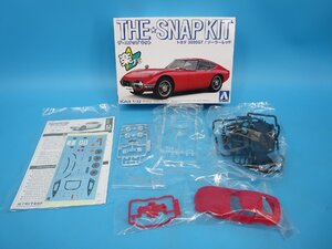 未開封　ＴＨＥ☆ＳＮＡＰ ＫＩＴ　楽プラ　トヨタ2000ＧＴ/ソーラーレッド スケール：1/32　プラモデル　ザ・スナップキット（中　ＳＮ