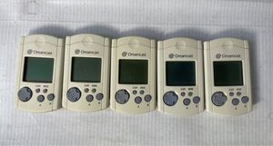 SEGA セガ HKT-7000 Dreamcast ドリームキャスト ビジュアルメモリ まとめ5点 動作未確認 [J]