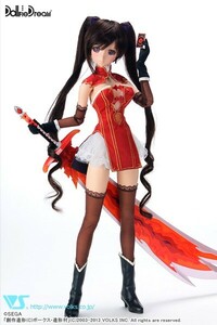 【未使用】DD サクヤ Mode：クリムゾン　シャイニング・ブレイド ボークス ドルフィードリーム VOLKS Dollfie Dream ドルパ 