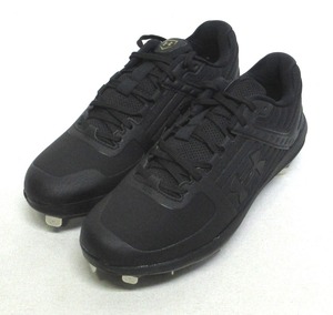 ◆UNDER ARMOUR◆野球スパイク◆UA Yard Low ST JP◆3022131◆BLK/BLK(001)◆25.5◆