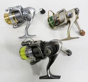 44●a813☆中古釣具　スピニングリール 【ダイワ REVROS MX1003・2506C】【Abu Garcia cardinal】 3点セット　使用感多　現状