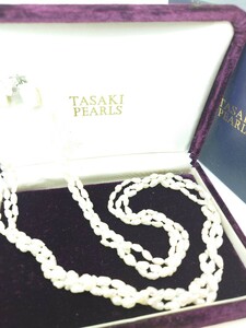 TASAKI　田崎　　淡水パール　ネックレス　シルバー留め具