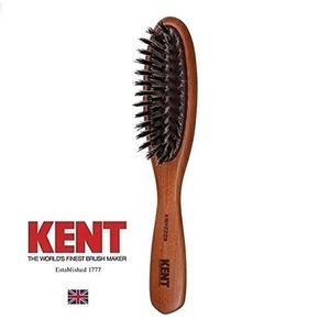 在庫あり KENT ヘアブラシ KNH2228 LADY レディース トリプレックスブラシ 小 豚毛 天然毛 やわらかめ 池本刷子