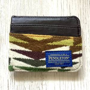 A&F PENDLETON Money clip Card case ペンドルトン マネークリップ カードケース 米国 オレゴン ネイティブアメリカン ウールブランケット