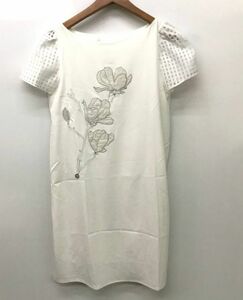 未使用品 ANIMAGEMELLA アニマジェメッラ チュニック ワンピース トップス /XS/ bianco ビアンコ ホワイト レディース イタリア