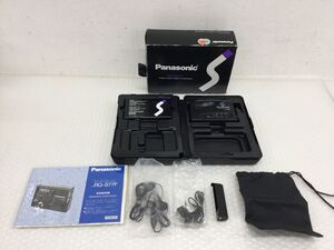 D857-60　レア・美品　稼働品　Panasonic パナソニック ポータブル ラジオカセットプレーヤー RQ-S77F　取扱説明書・箱付き