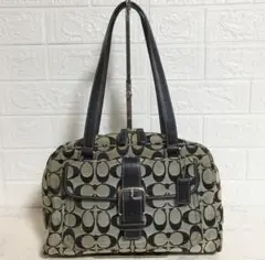 no30626 COACH コーチ 6846 シグネチャー トート バッグ