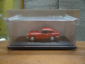 TA543　未使用品　Hachetteアシェット 国産名車コレクション 1/43 vol.29 HONDA S600 COUPE 1965年ホンダクーペ