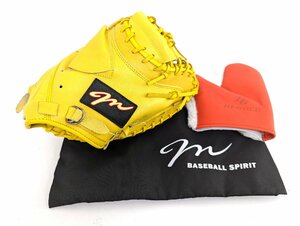 未使用 MATSUDA BaseBallSpirit 捕手用グラブ キャッチャーミット 硬式 野球《A3151