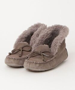 「UGG」 モカシンシューズ 23cm グレー レディース