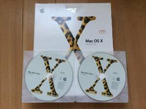 Mac OS X v10.2 @正規版2枚組@ 元箱付き