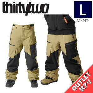 【アウトレット】23-24 THIRTYTWO TM PNT カラー:BLACK TAN Lサイズ メンズ スノーボード スキー スノボウェア パンツ PANT 型落ち