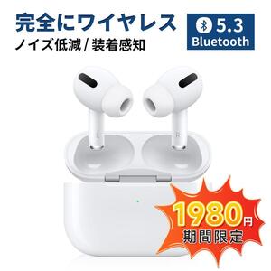 新品☆ワイヤレスイヤホン iPhone Android対応 Bluetooth 5.3 ワイヤレス イヤホン CSV8.0 高音質 両耳 軽量 通話 防水 自動ペア