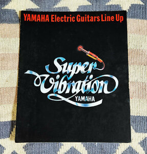 カタログ　YAMAHA　ヤマハ　Electric Guitars Line Up　1979年　サンタナ　桑田佳祐　高中正義　野呂一生　掲載　冊子　パンフレット　貴重