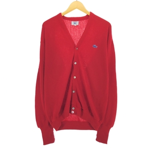 古着 70~80年代 ラコステ LACOSTE IZOD アクリルニットカーディガン メンズXL相当 ヴィンテージ /eaa444611