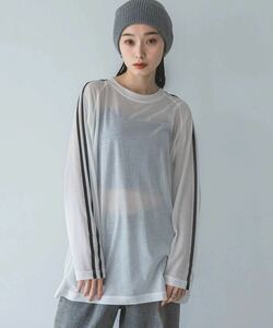 JEANASISジーナシスシアーテンジクラインロンTEE新品未使用タグ付き長袖 Tシャツ カットソー 白 ホワイト