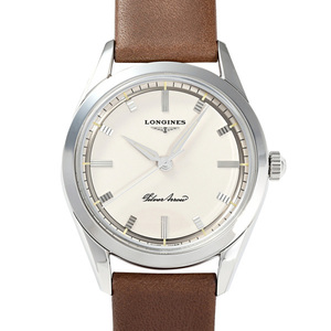 ロンジン LONGINES ヘリテージ クラック シルバーアロー L2.834.4.72.2 シルバー文字盤 新品 腕時計 メンズ