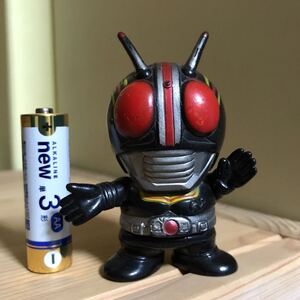 ☆★即決☆★日本製 当時物 バンダイ 仮面ライダー倶楽部 仮面ライダー BLACK ブラック SD ボンボンライダー ソフビ 昭和レトロ フィギュア