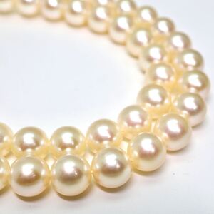 1円〜!!TASAKI(田崎真珠)●アコヤ本真珠ネックレス●J 約30.9g 約42cm 約6.5mm珠 pearl necklace jewelry パール プリンセス DE0/EB5 B152