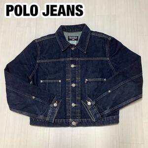 POLO JEANS CO. RALPH LAUREN ポロ ジーンズ コウ ラルフローレン デニムジャケット Gジャン M インディゴブルー 