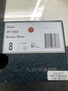 新品 未使用 EMU Australia DAWN 25cm brown エミュー　サンダル