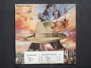 [即決][白ラベル][米プロモ盤]■Weather Report - Heavy Weather (PC 34418)■ウェザー・リポート■[WHITE LABELPROMO]