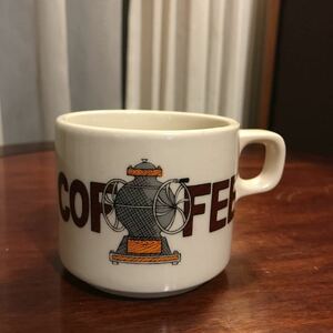 coffe ビーンズ　ロゴ　マグカップ 昭和レトロ